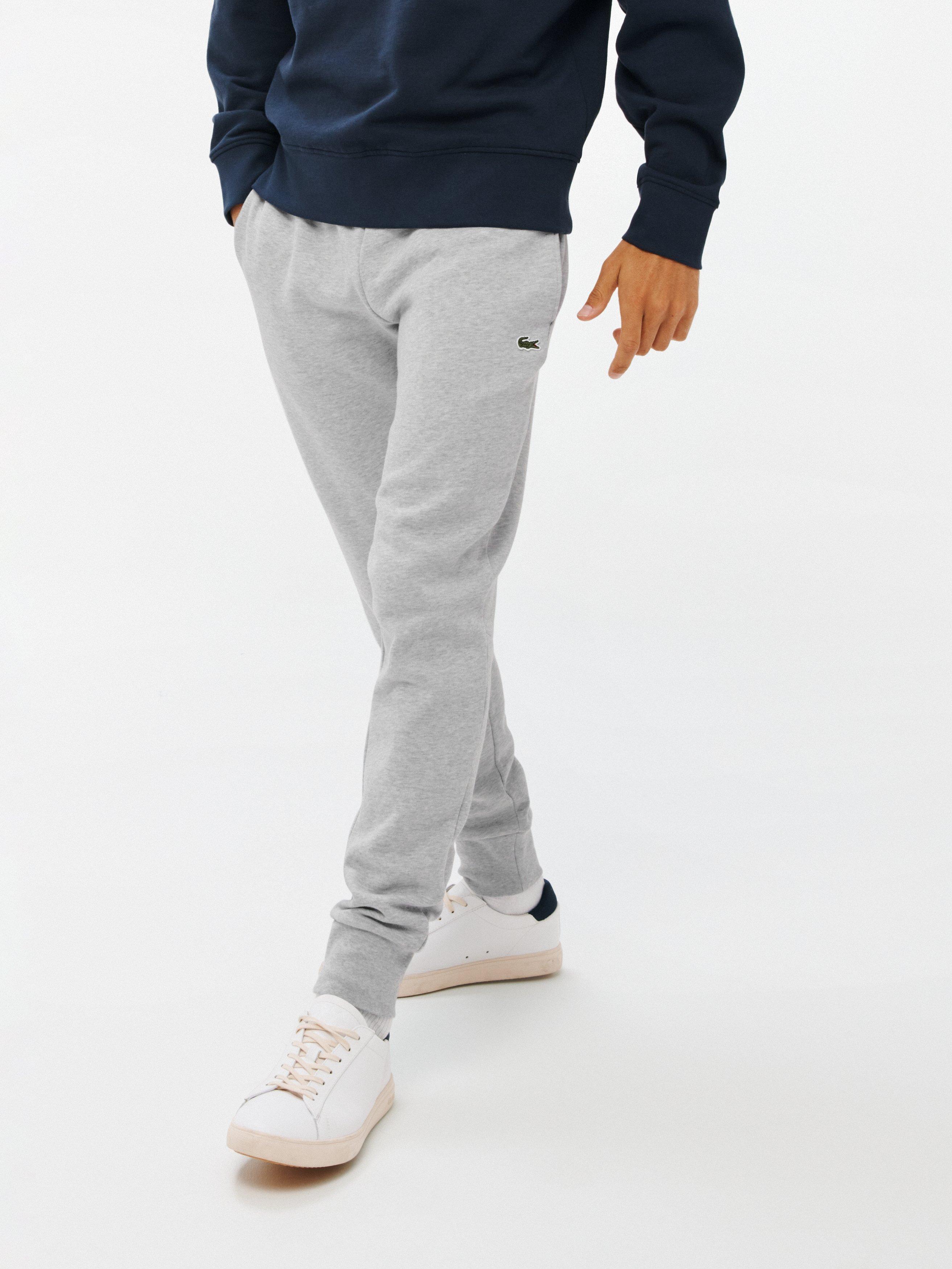 Lacoste grey joggers hotsell