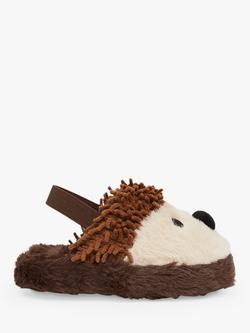 Mango Children's Elisa Hedgehog Slippers, Brown