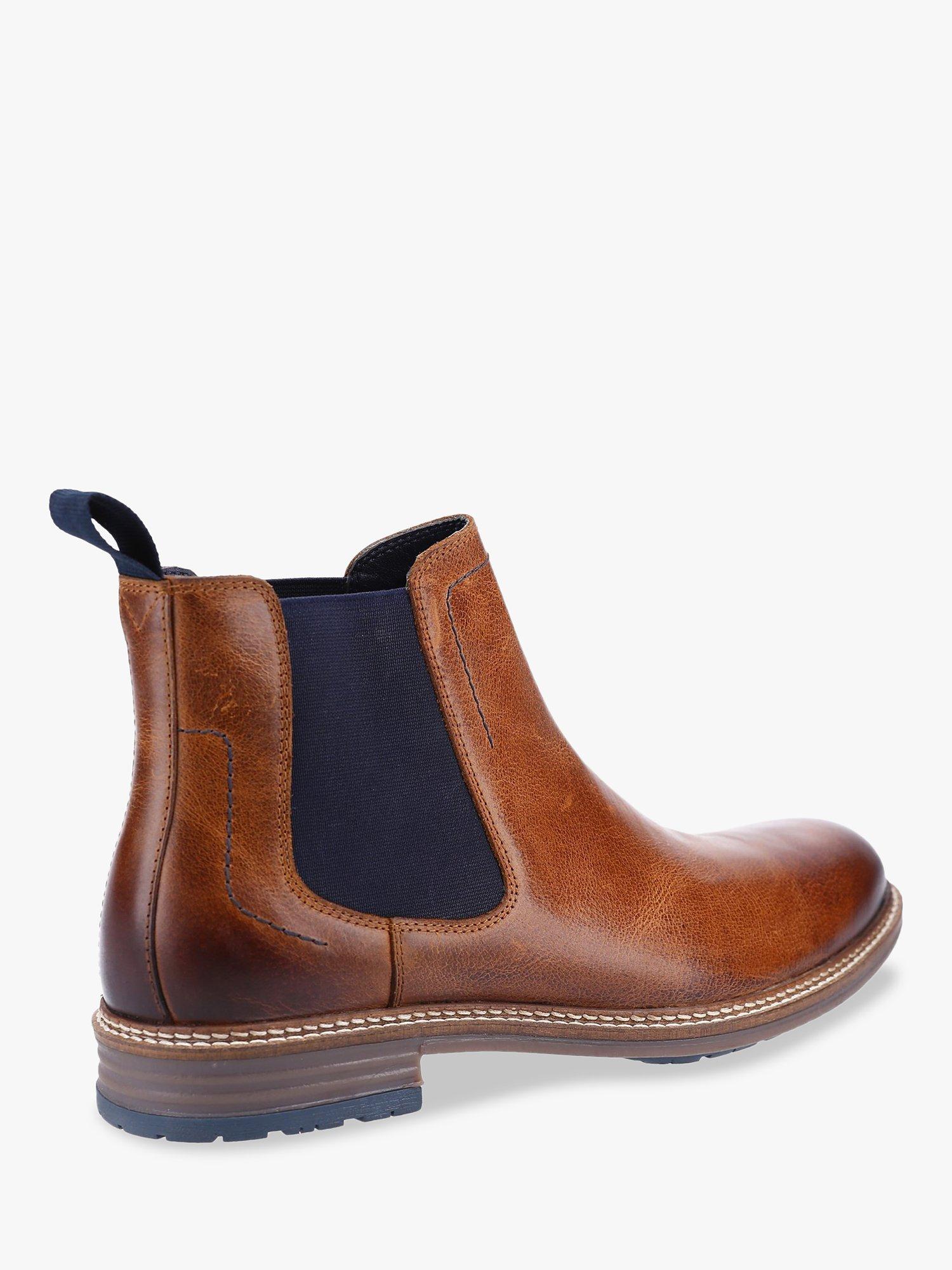 Product image 3 of 5, which shows Hush Puppies Justin Chelsea Boots, Tan, 6