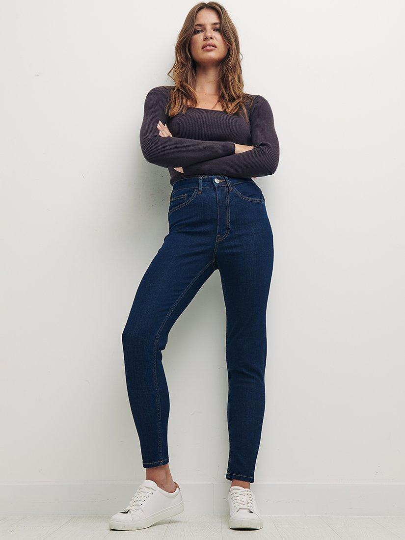 Nobody's Child Mid Rise Skinny Jeans, Blue