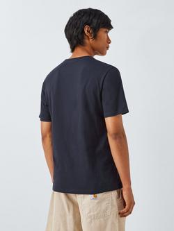 Carhartt WIP Short Sleeve Pocket T-Shirt - view 2, Dark Navy
