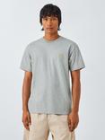 Carhartt WIP Chase Short Sleeve T-Shirt, Grey/Gold