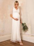 Tiffany Rose Amily Lace Maternity Wedding Dress, Ivory