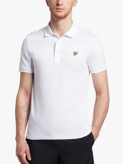 Lyle & Scott Short Sleeve Plain Polo Shirt, White