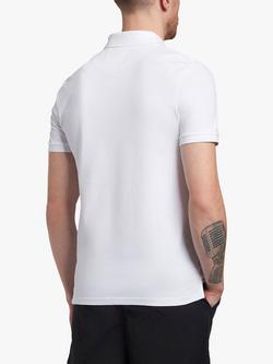 Lyle & Scott Short Sleeve Plain Polo Shirt - view 2, White