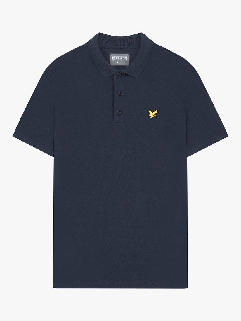 Product image 1 of 1, which shows Lyle & Scott Core Polo Shirt, Dark Navy, XS