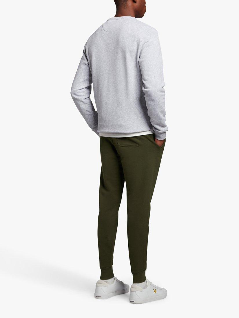 Product image 2 of 5, which shows Lyle & Scott Cotton Sweat Pants, Olive, XS