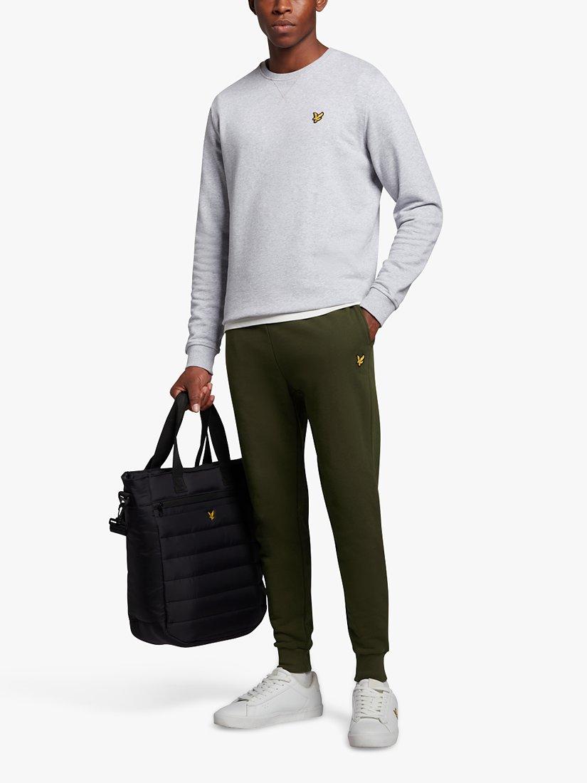 Product image 5 of 5, which shows Lyle & Scott Cotton Sweat Pants, Olive, XS