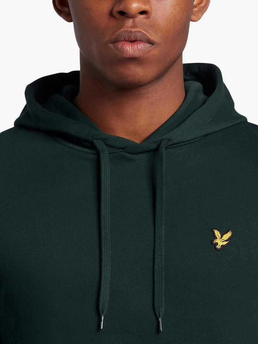 Product image 5 of 5, which shows Lyle & Scott Pullover Hoodie, Dark Green, XS