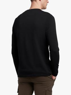 Lyle & Scott Long Sleeve T-Shirt - view 2, Z865 Jet Black