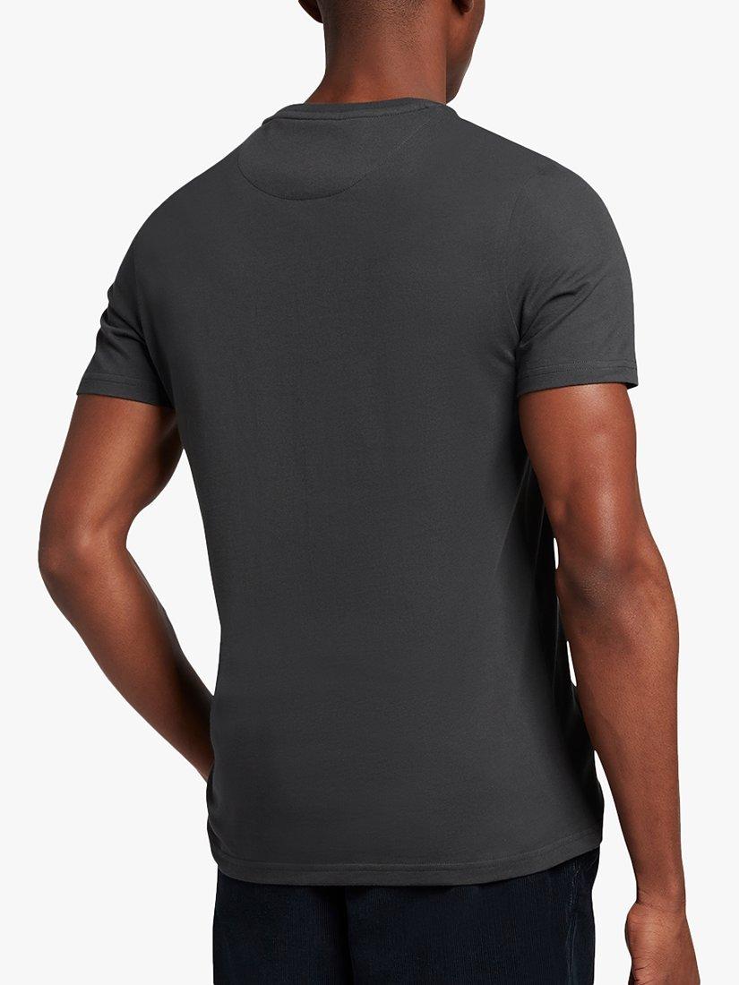 Product image 2 of 5, which shows Lyle & Scott Plain Crew Neck T-Shirt, W635 Gunmetal, L
