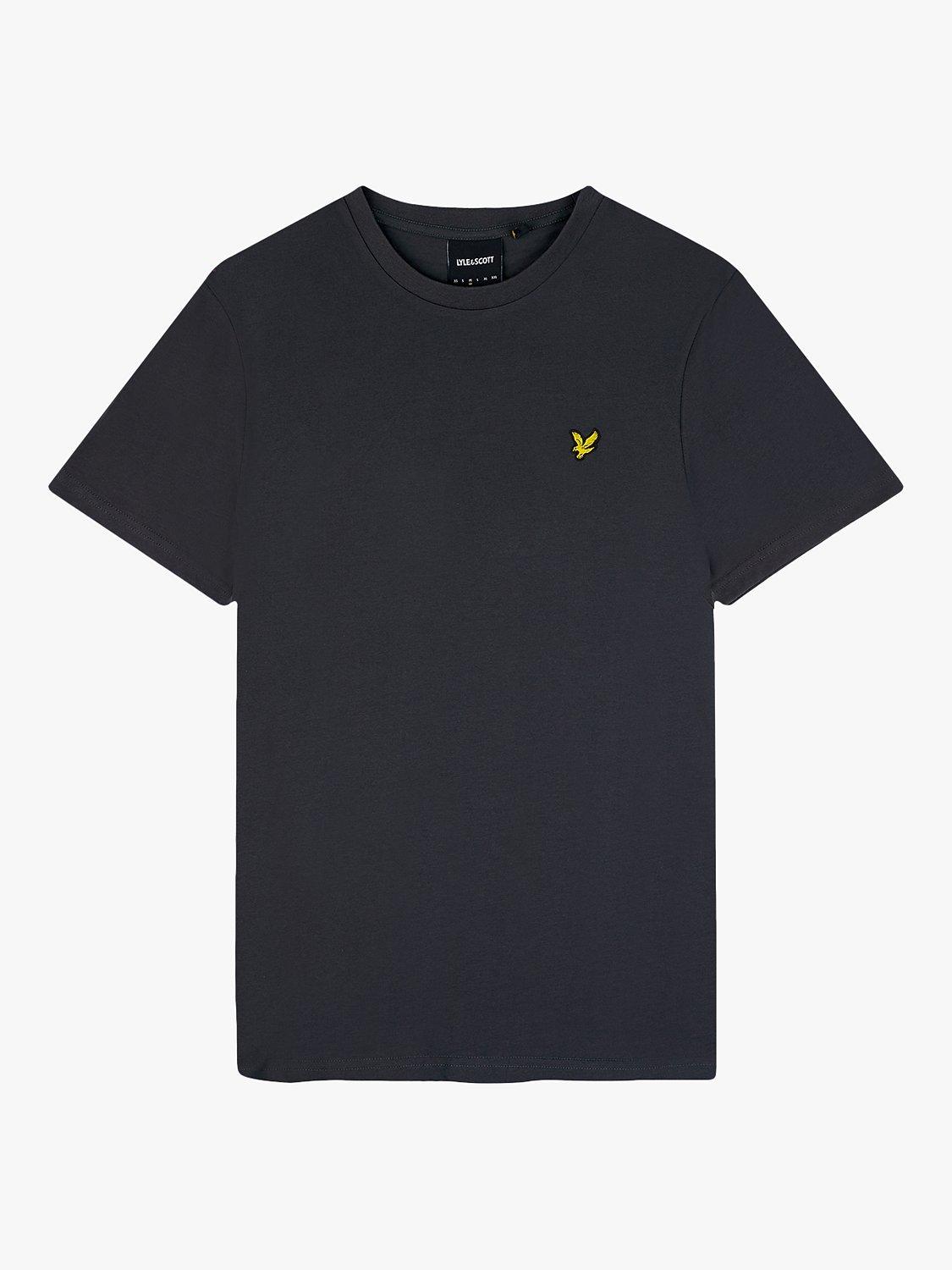 Product image 3 of 5, which shows Lyle & Scott Plain Crew Neck T-Shirt, W635 Gunmetal, L