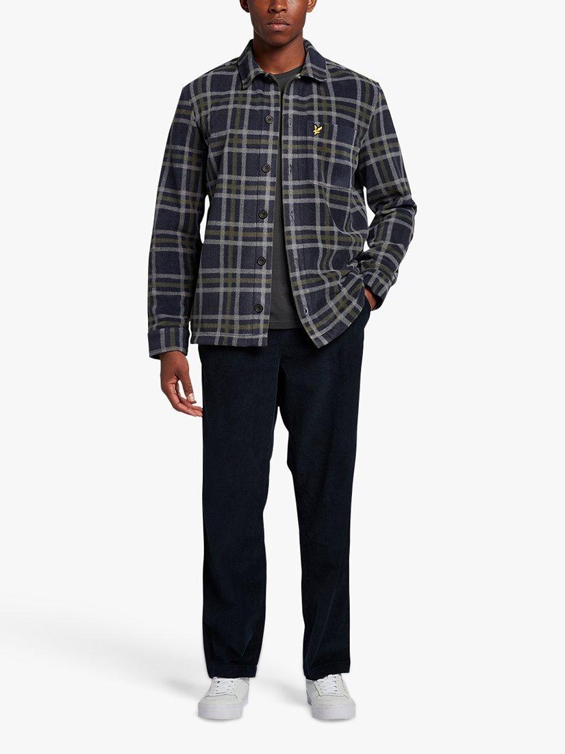Product image 4 of 5, which shows Lyle & Scott Plain Crew Neck T-Shirt, W635 Gunmetal, L