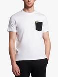 Lyle & Scott Relaxed Cotton Contrast Chest Pocket T-Shirt