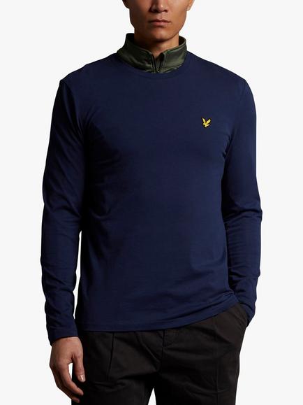 Lyle & Scott Long Sleeve T-Shirt, Z99 Navy