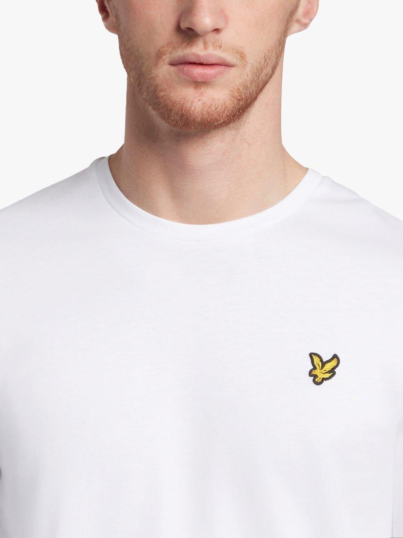 Product image 5 of 5, which shows Lyle & Scott Long Sleeve T-Shirt, 626 White, XS