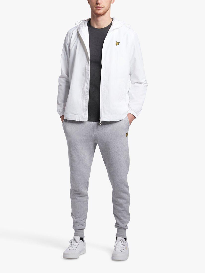 Product image 4 of 5, which shows Lyle & Scott Plain Crew Neck T-Shirt, Charcoal Marl, XS