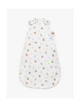 John Lewis Oh My Darling Bee Sun Print Sleeping Bag, 1 Tog, White/Multi