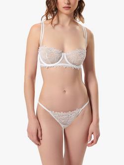 Bluebella Audrey Balcony Bra, White, White