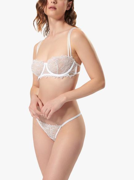Bluebella Audrey Balcony Bra, White - view 2, White