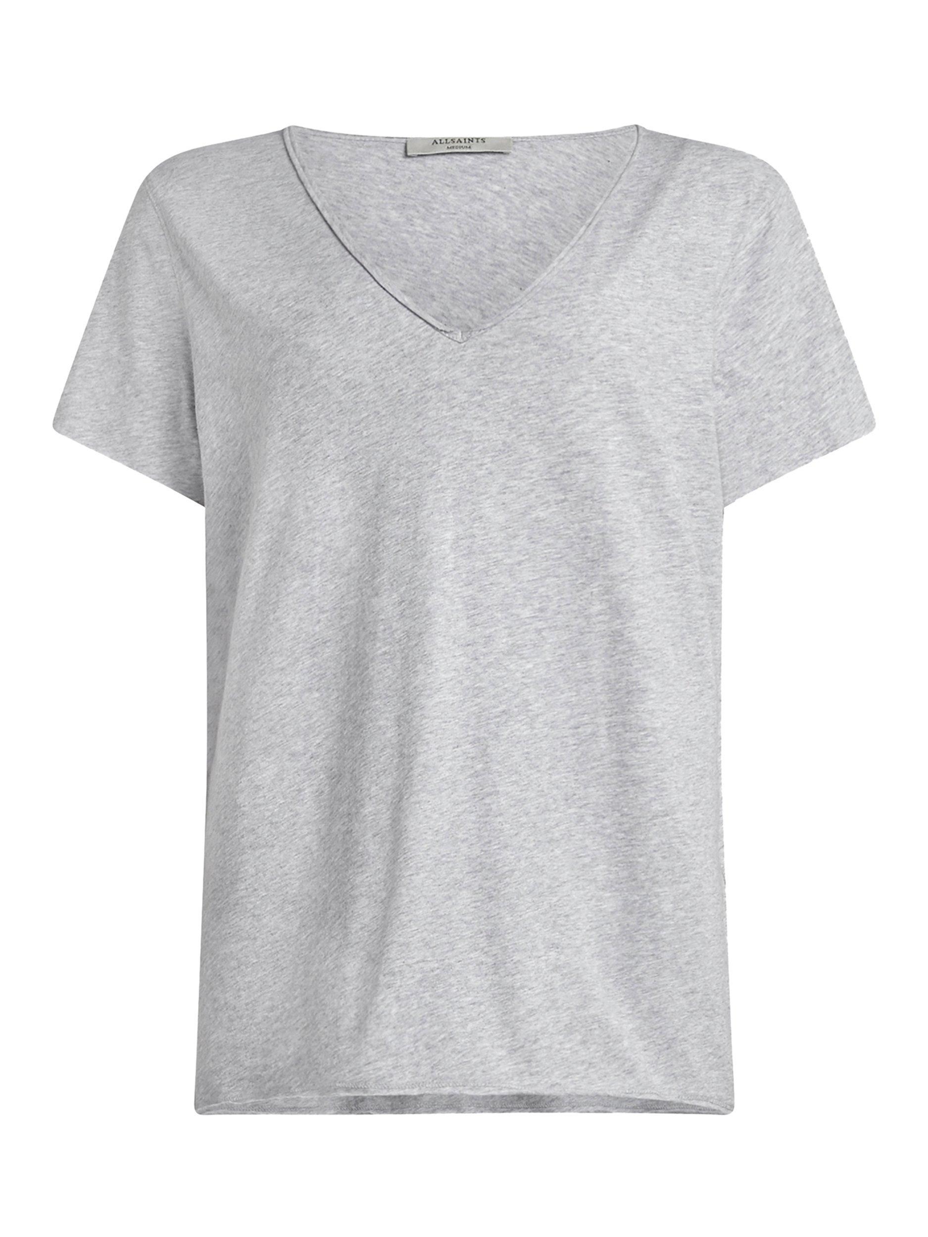 AllSaints Emelyn Tonic T-Shirt, Grey, XS