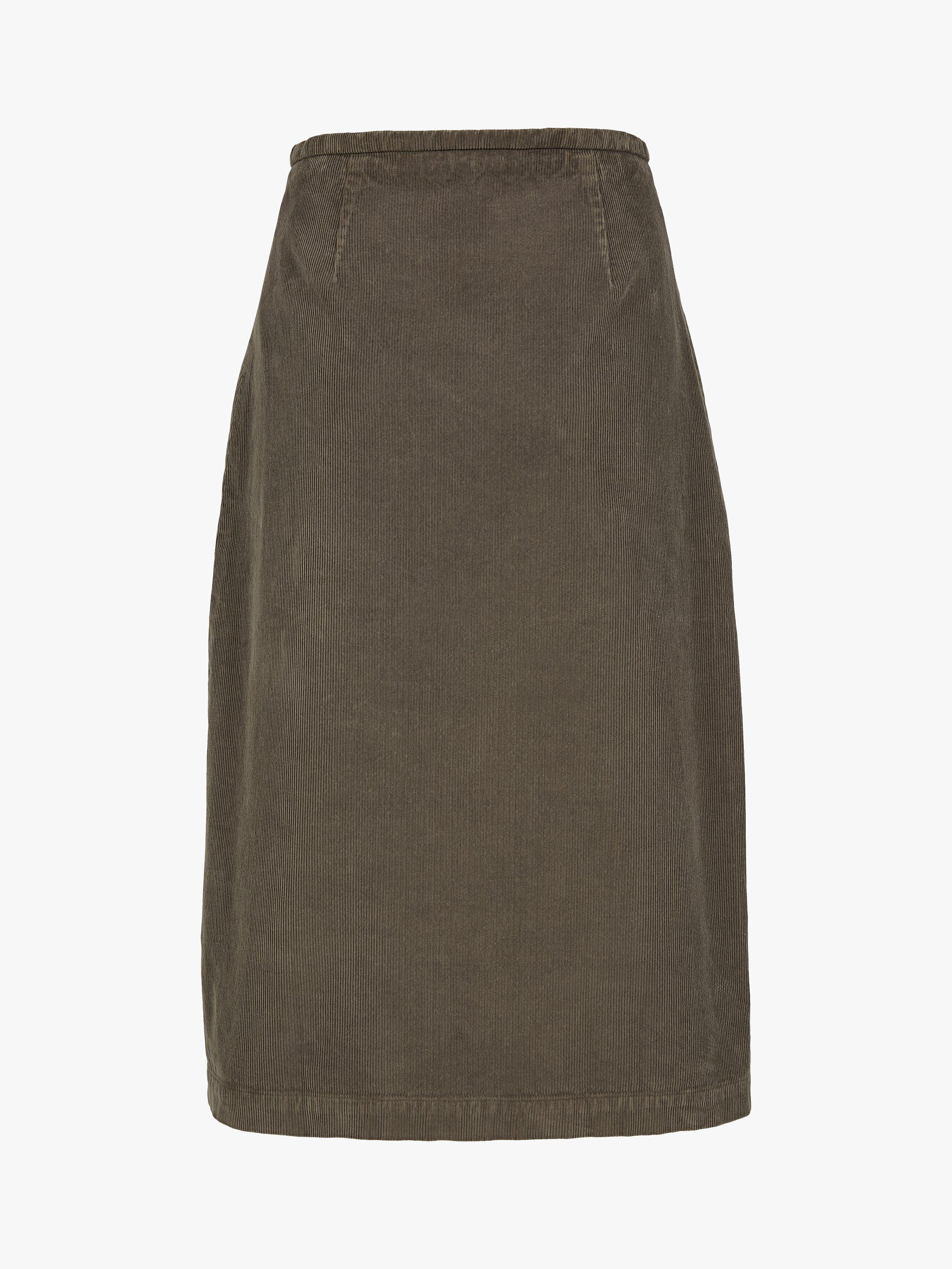 Celtic & Co. Organic Cotton Corduroy Skirt, Mushroom