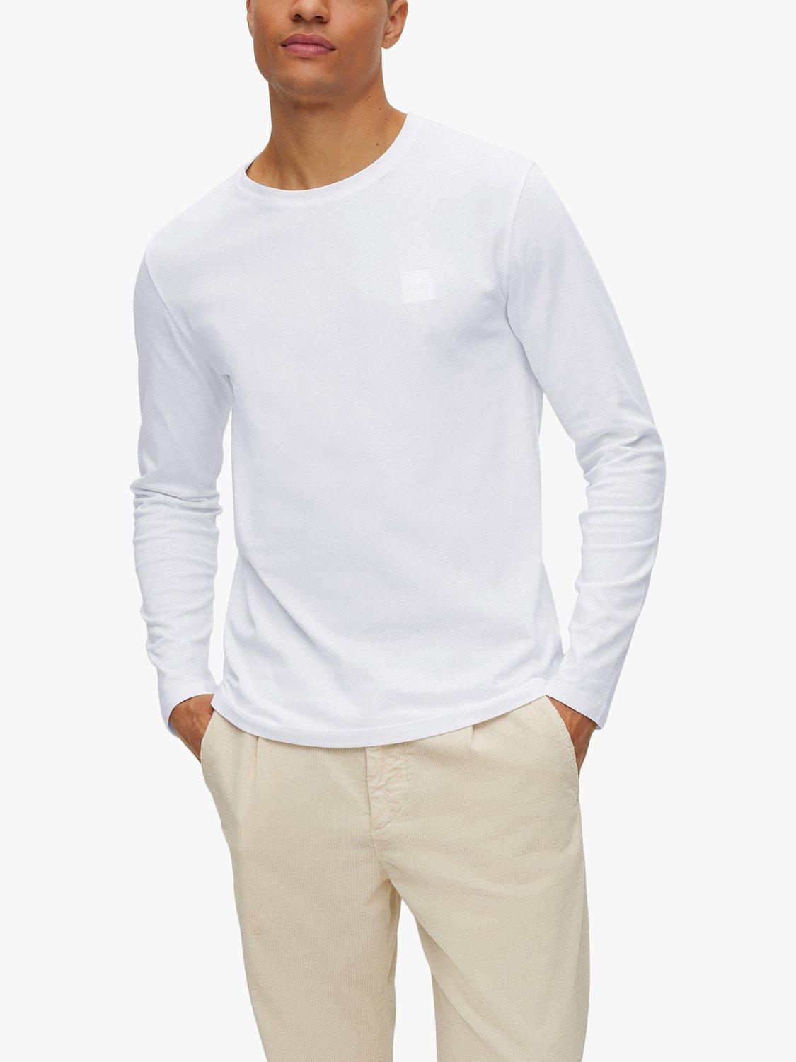 BOSS Tacks Long Sleeve T-Shirt, White