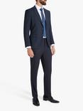 HUGO Virgin Wool Slim Fit Suit Jacket, Dark Blue
