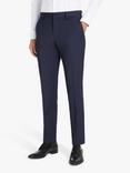 HUGO Genius Virgin Wool Blend Slim Fit Suit Trousers, Dark Blue