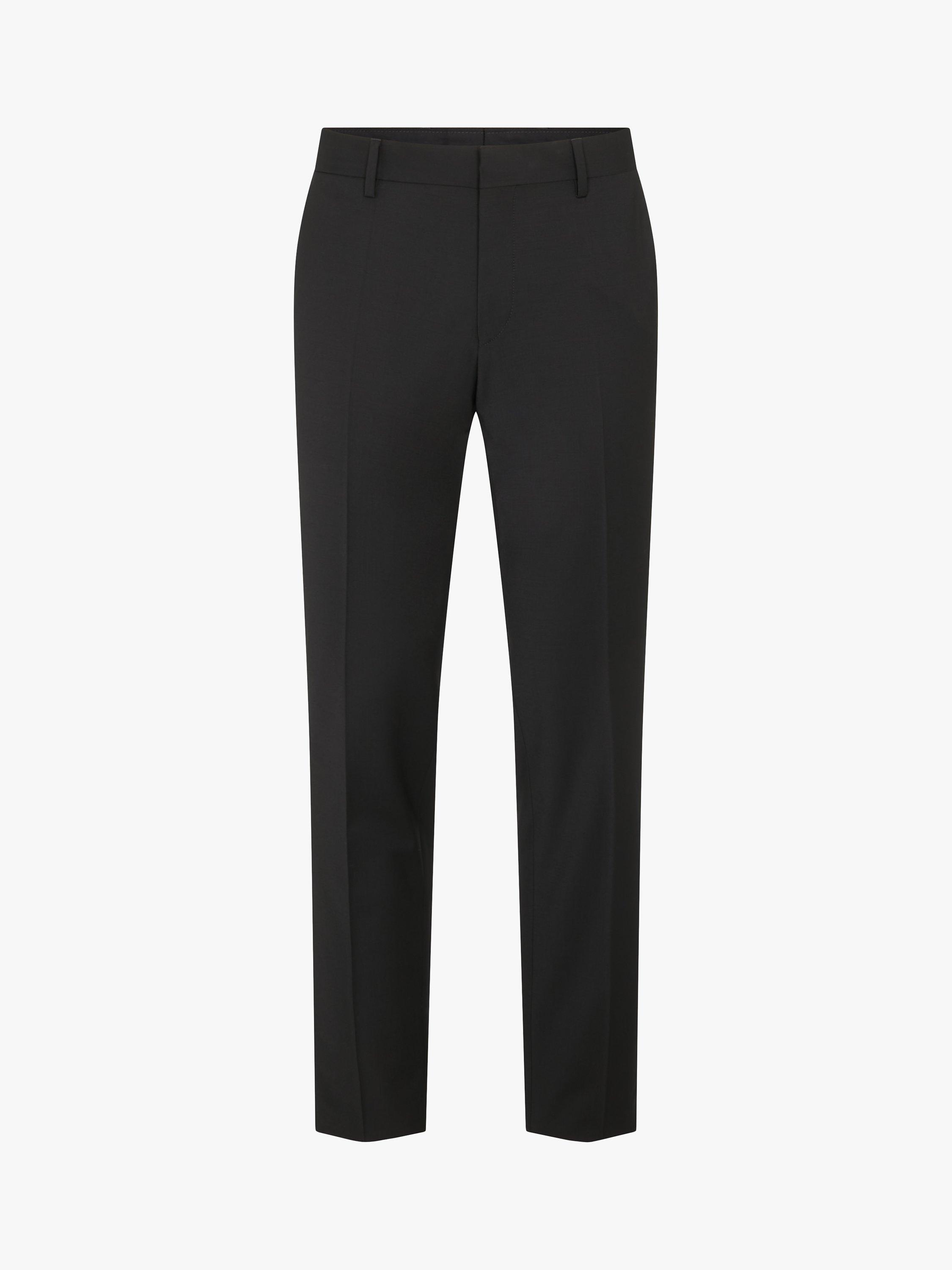 Product image 4 of 5, which shows BOSS Genius Virgin Wool Slim Fit Suit Trousers, Black, 36R