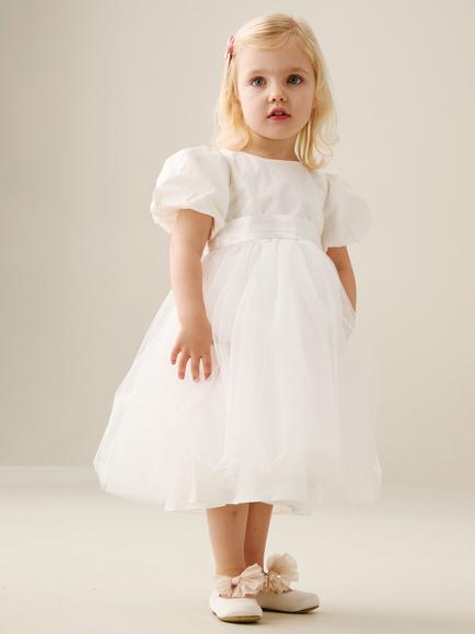 Angel & Rocket Baby Celine Taffeta Bridesmaid Dress, Ivory