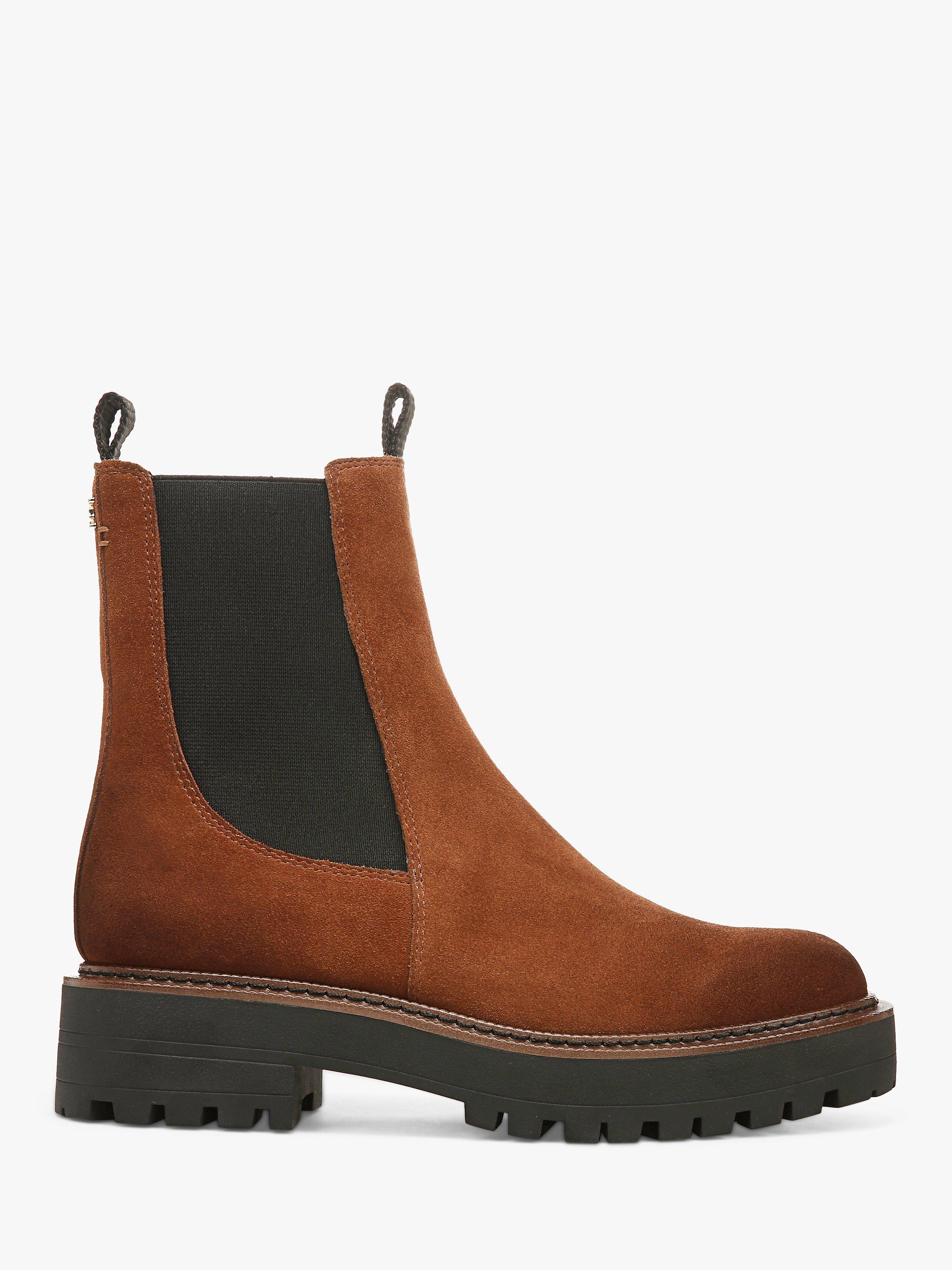 Product image 1 of 10, which shows Sam Edelman Laguna Suede Chelsea Boots, Frontier Brown, 3