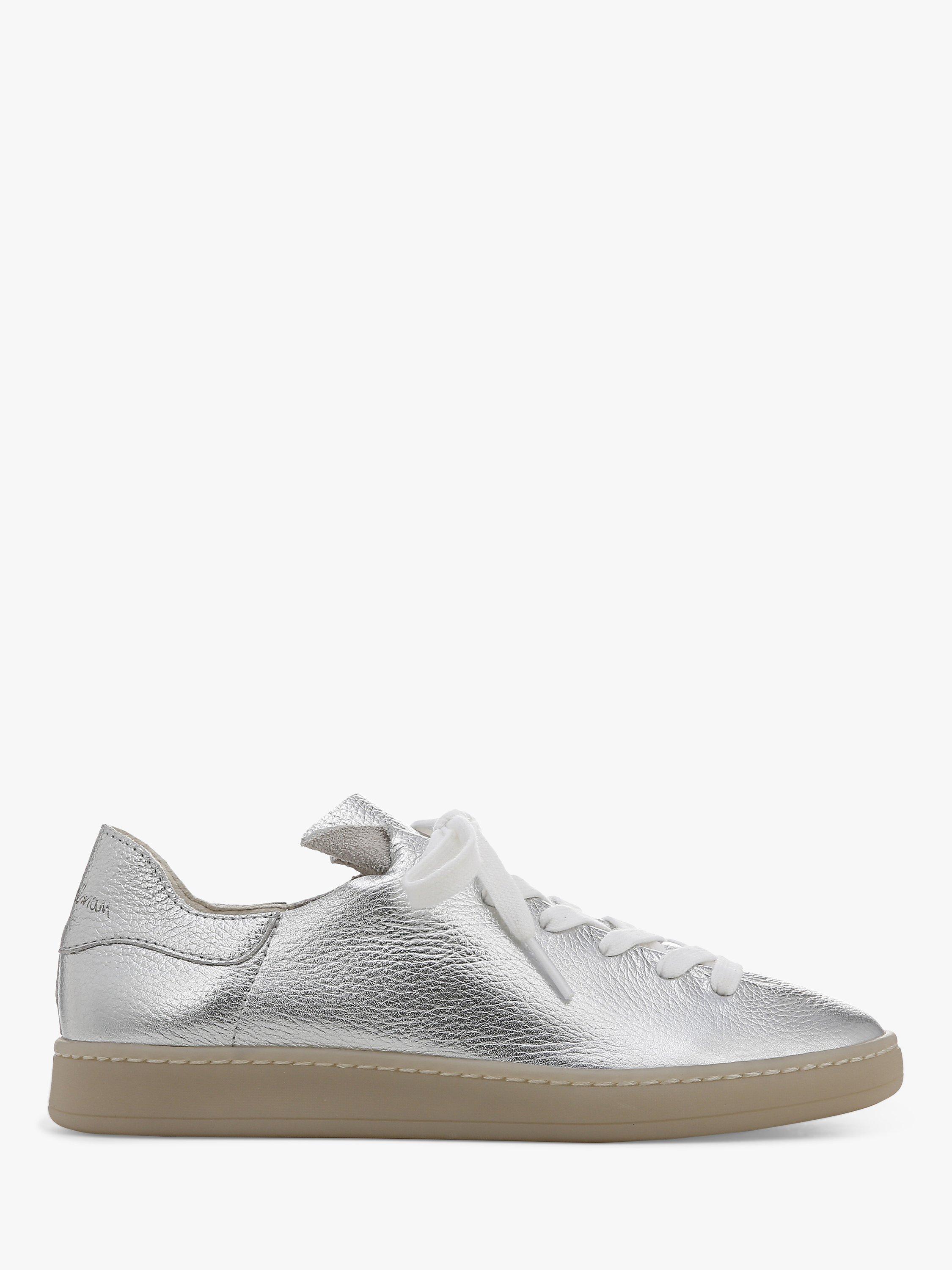 Product image 1 of 10, which shows Sam Edelman Jaxon Trainers , Silver, 3
