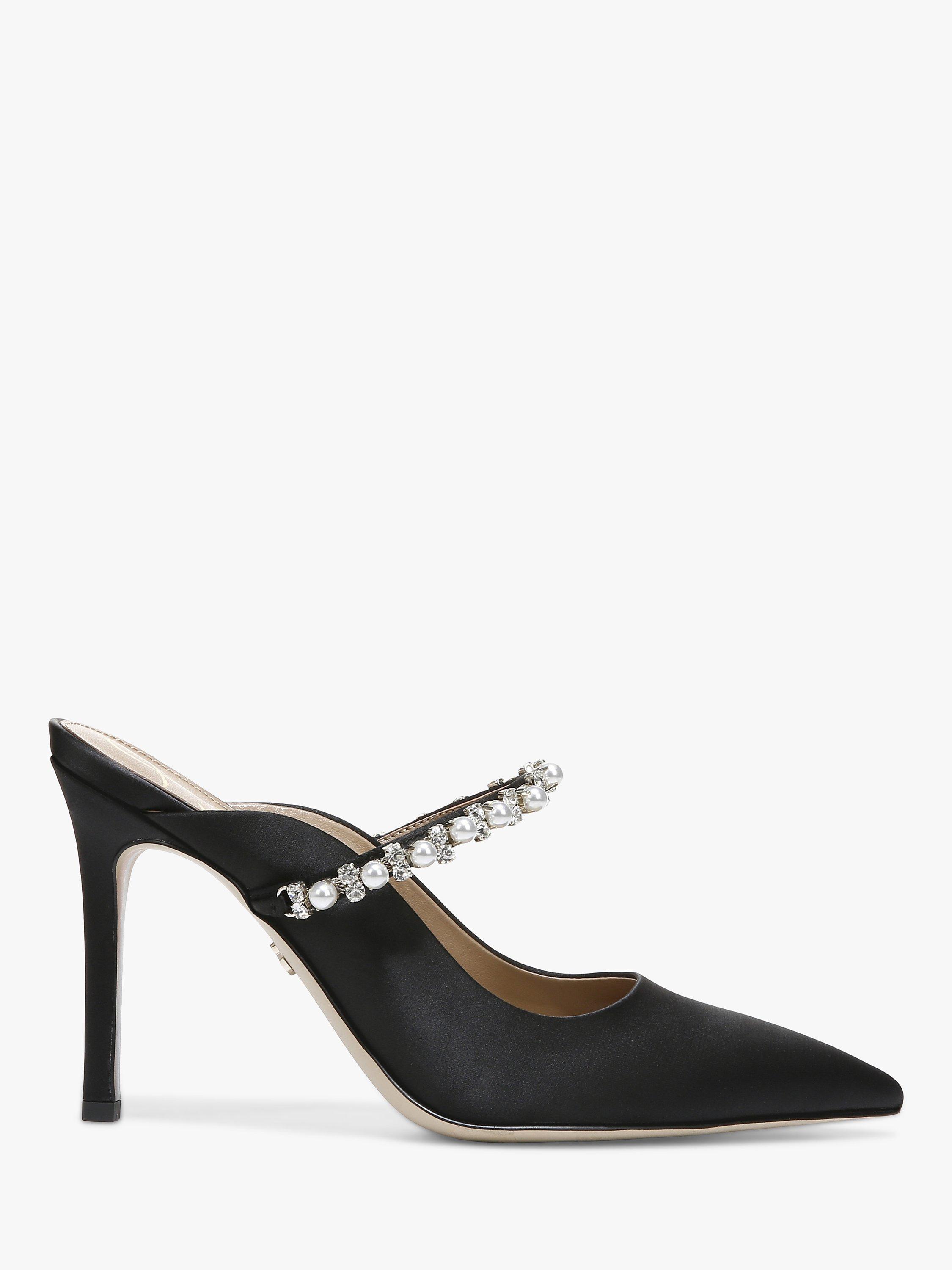 Sam Edelman Hyland Suede Heeled Pumps, Black