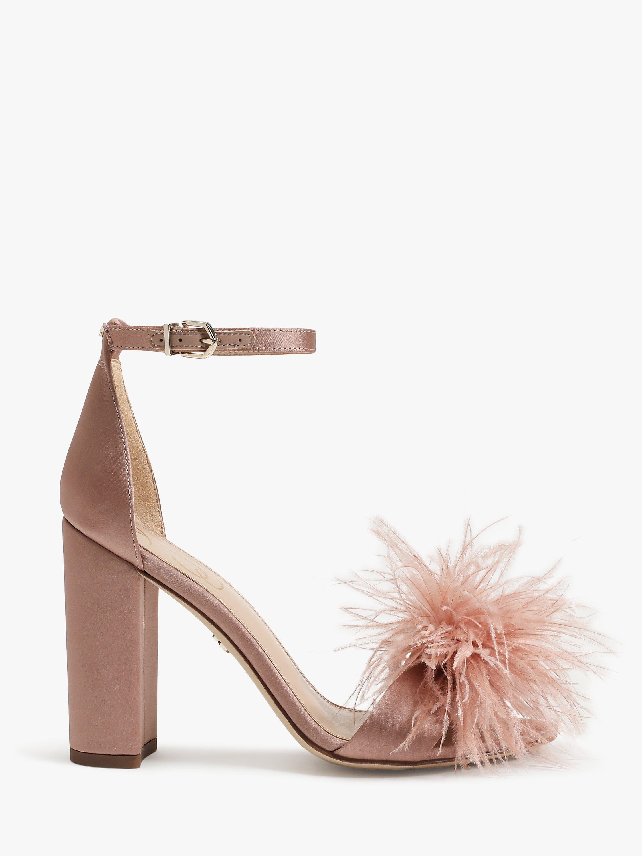 Sam Edelman Yaro Feather Block Heel Sandals