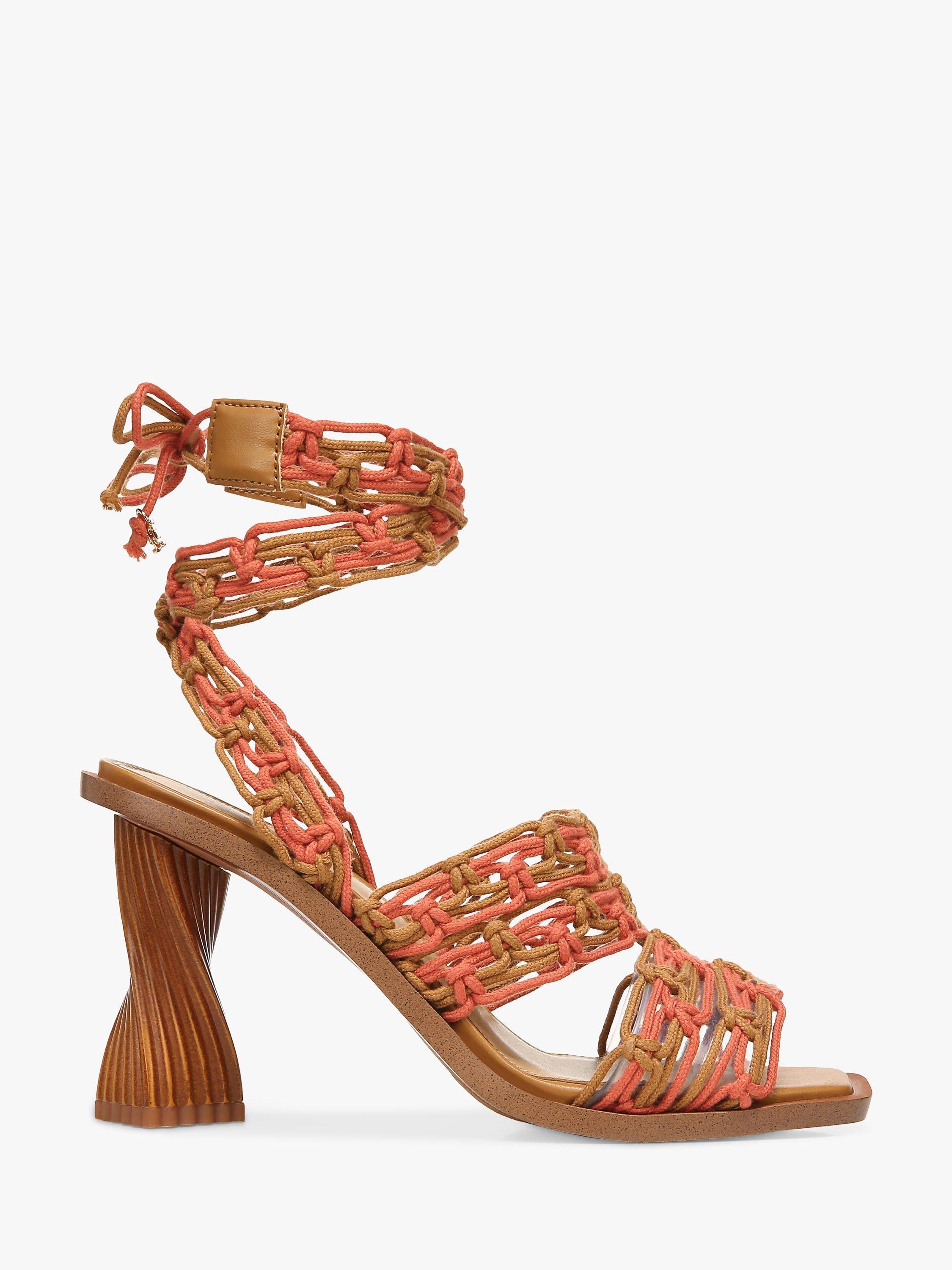 Sam Edelman Harleigh High Heel Sandals, Orange/Tan