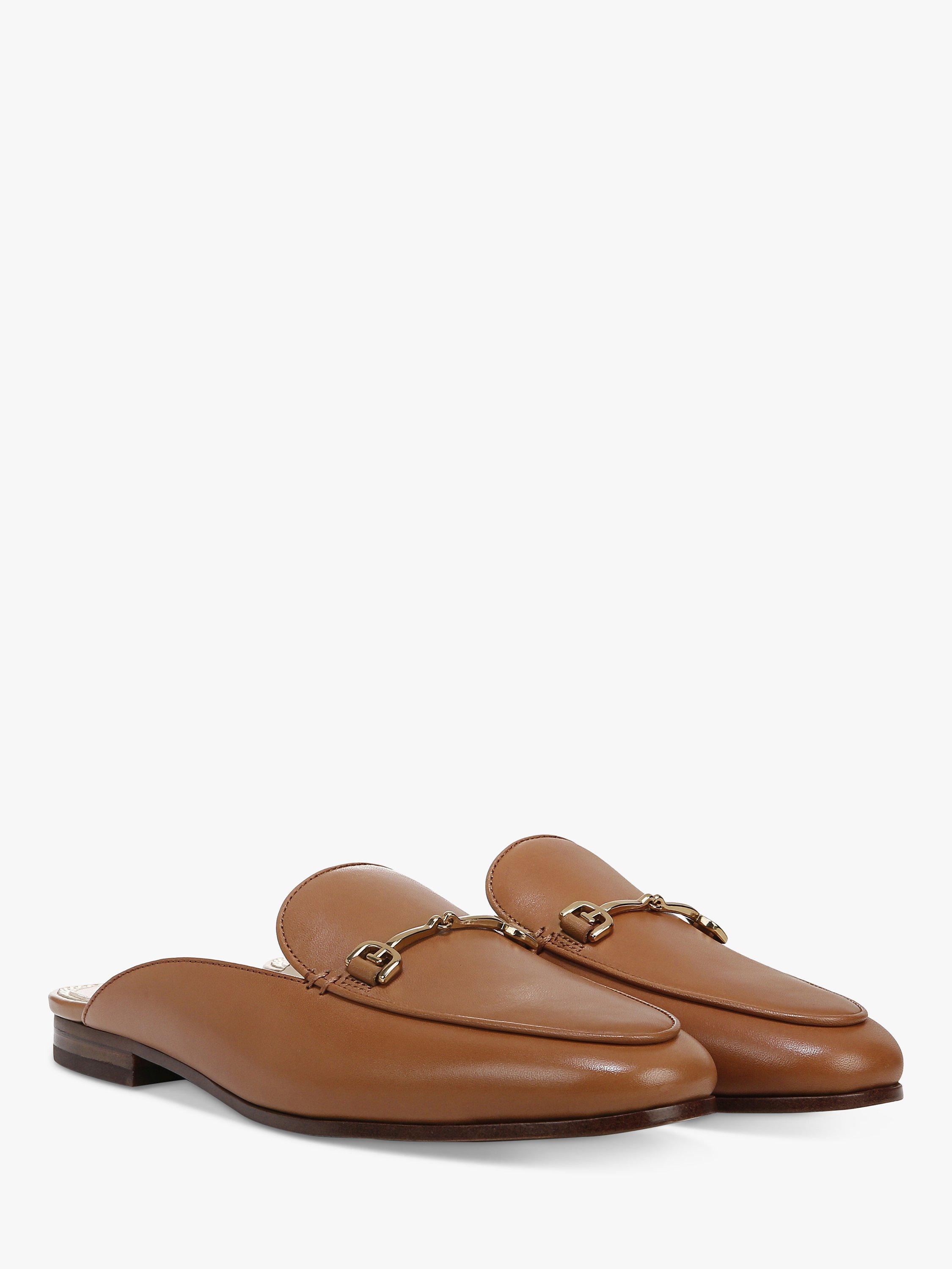 Product image 3 of 10, which shows Sam Edelman Linnie Leather Mules, Saddle, 3
