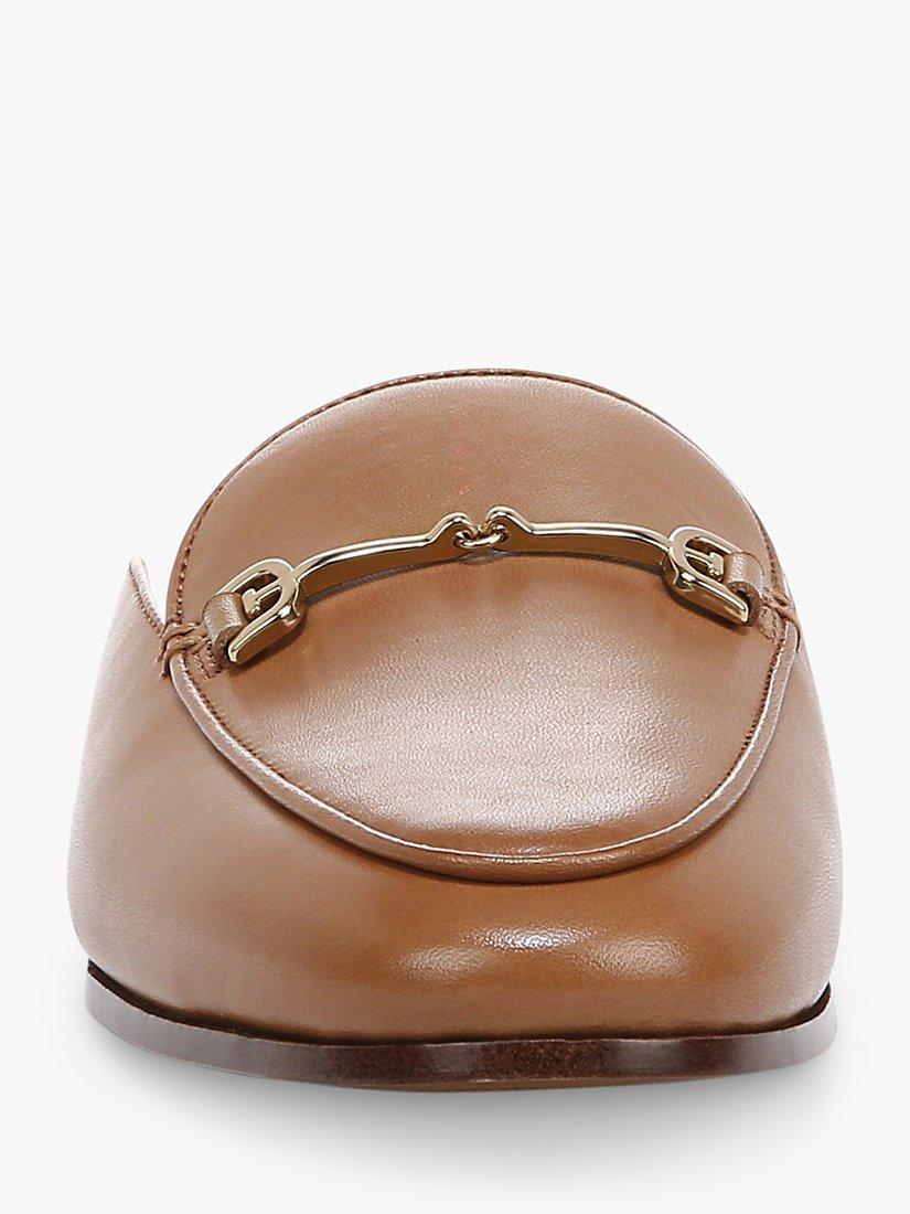 Product image 6 of 10, which shows Sam Edelman Linnie Leather Mules, Saddle, 3