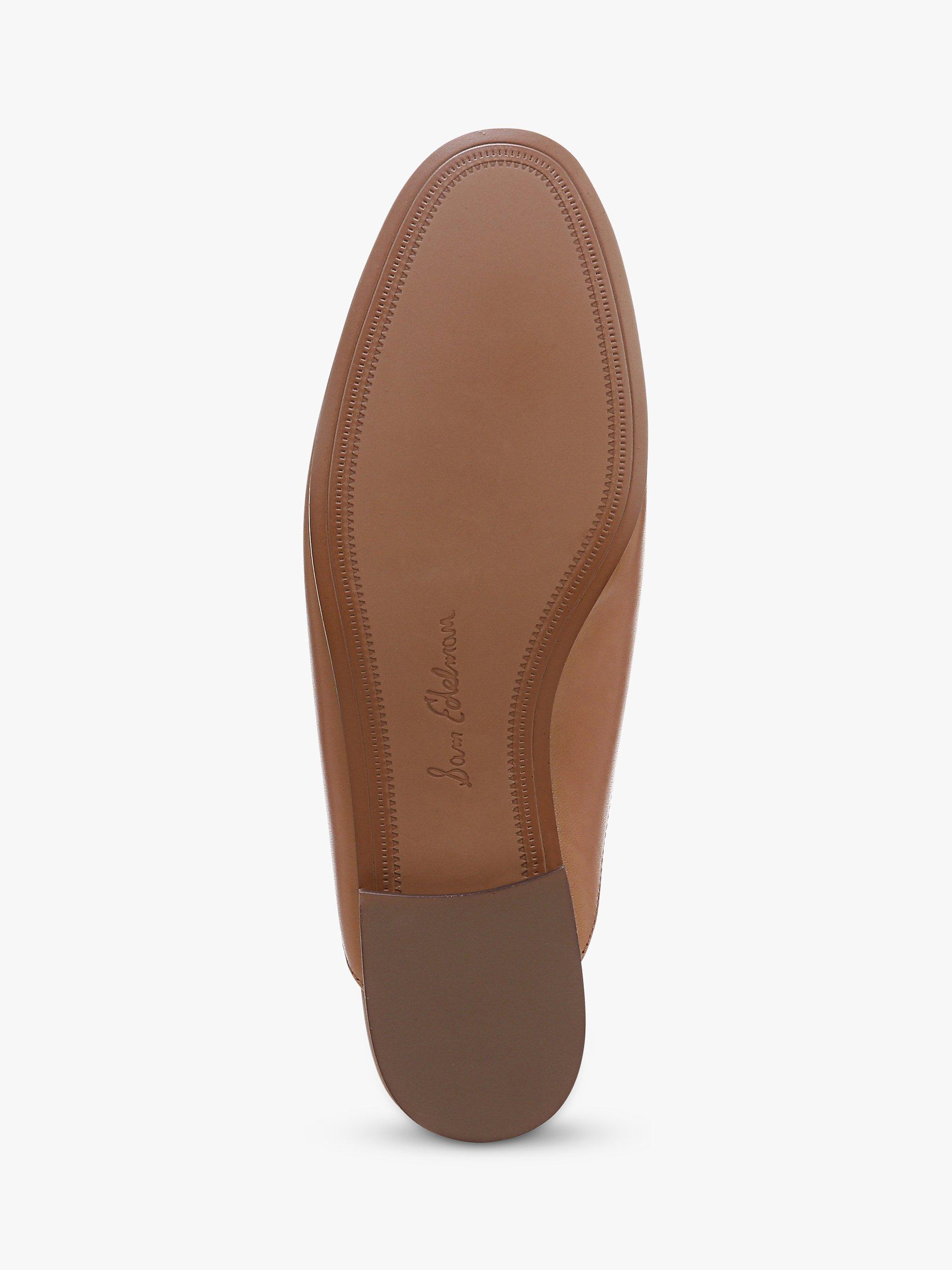 Product image 10 of 10, which shows Sam Edelman Linnie Leather Mules, Saddle, 3