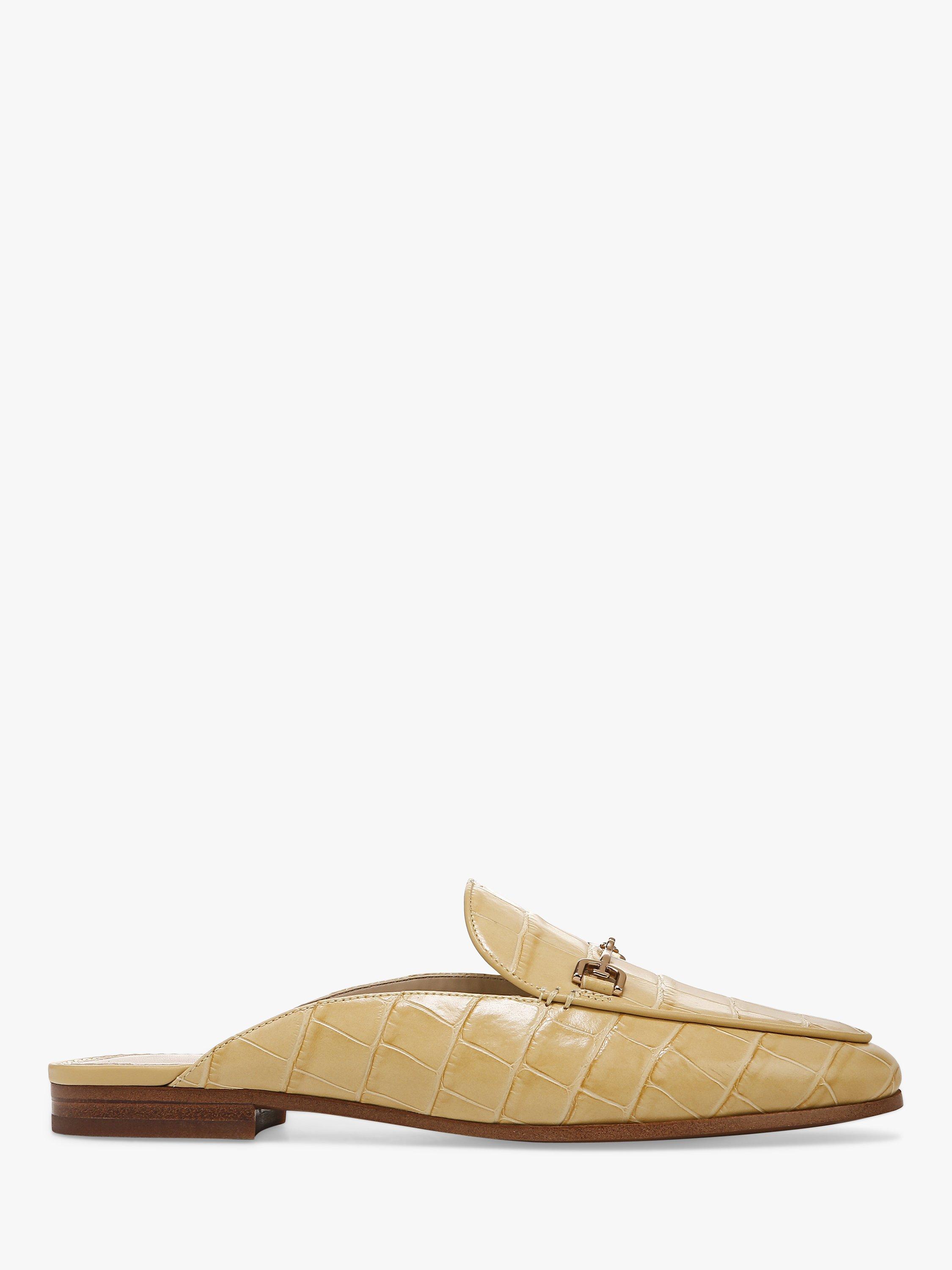 Sam Edelman Linnie Bit Leather Croc Effect Mule, Desert Sun