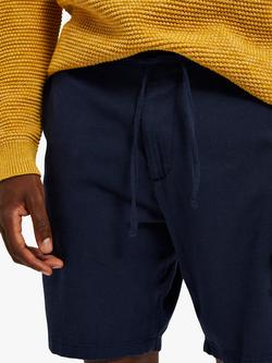 Selected Brody Linen Blend Shorts, Dark Sapphire