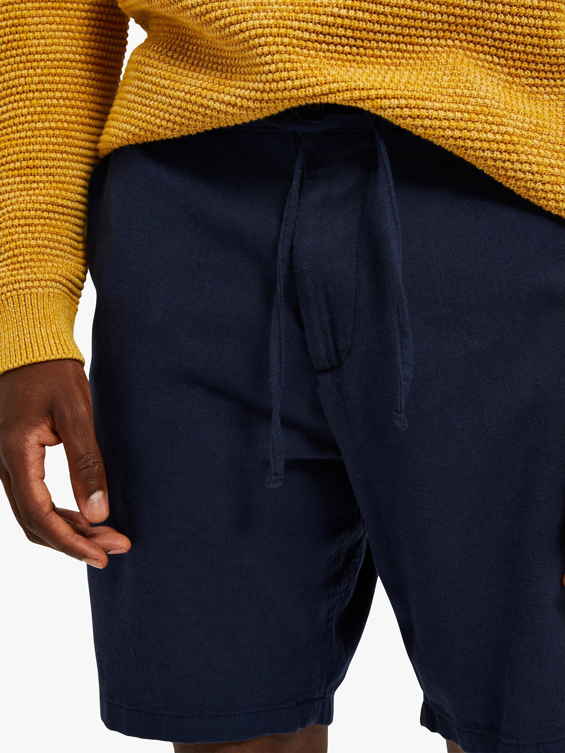 Product image 4 of 4, which shows Selected Brody Linen Blend Shorts, Dark Sapphire, S