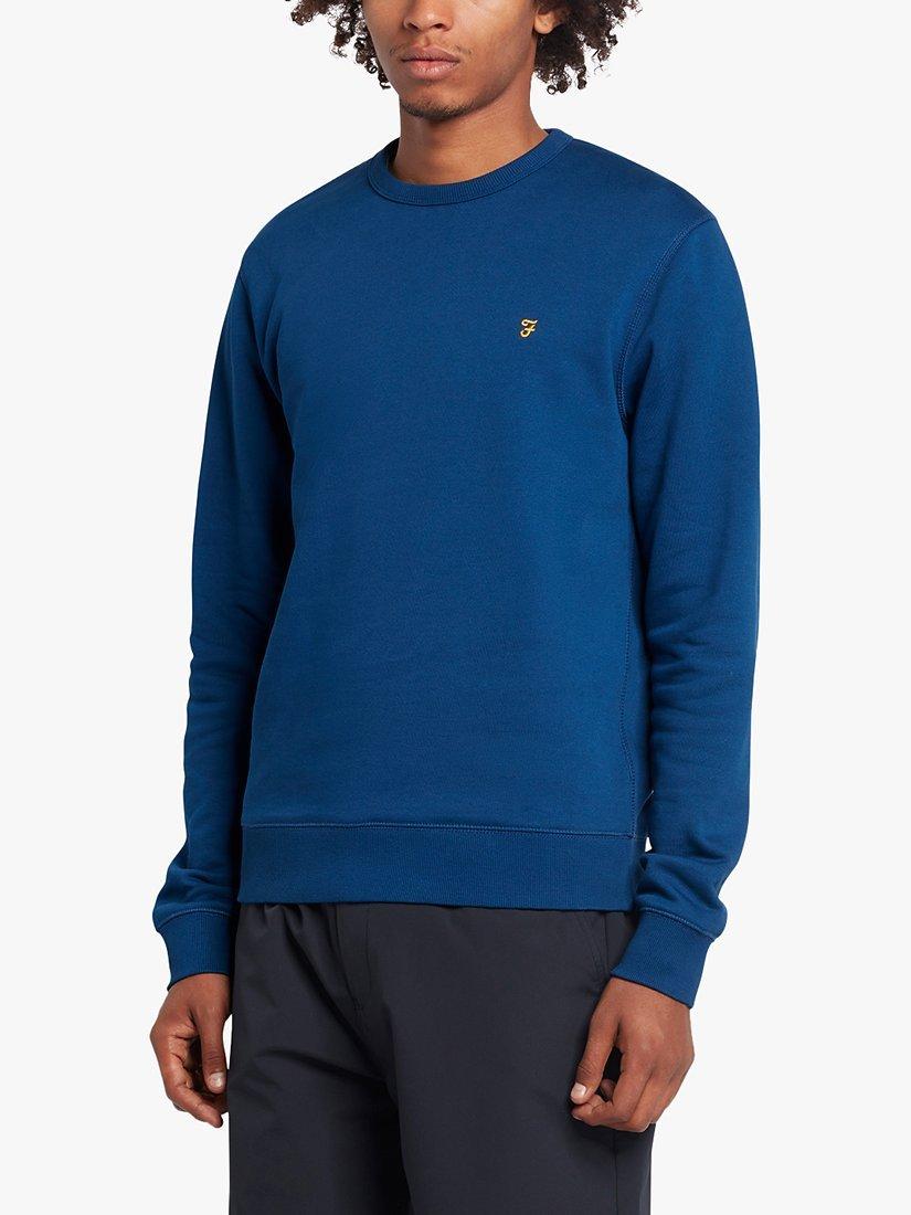 Farah Tim Slim Fit Organic Cotton Terry Sweatshirt