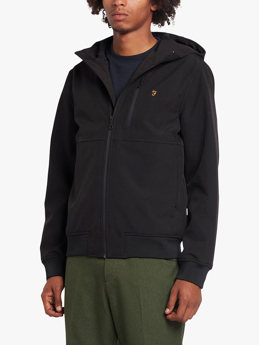 Farah Rudd Soft Shell Jacket 010 Black