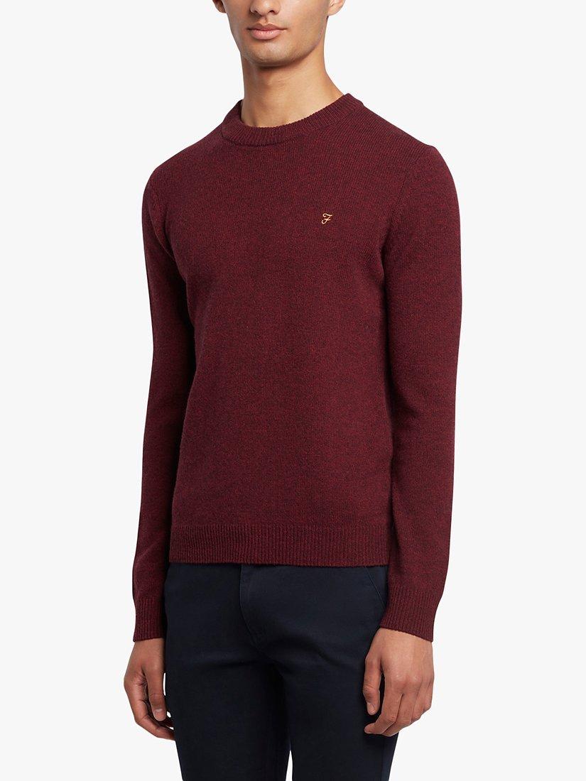 Farah Birchall Jumper, 626 Farah Red