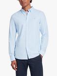 Farah Brewer Slim Fit Organic Cotton Oxford Shirt, 468 Sky Blue