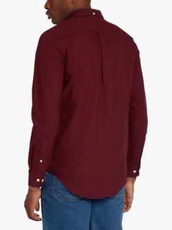 Farah Brewer Slim Fit Organic Cotton Oxford Shirt - view 2, 507 Bordeaux