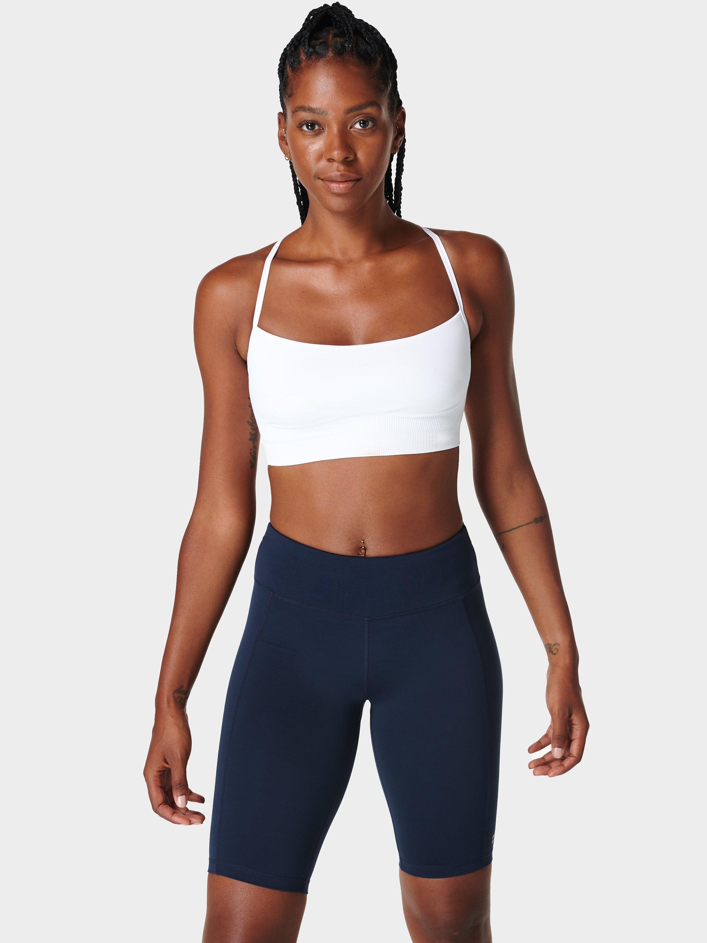Sweaty Betty Restore Seamless Bralette, White