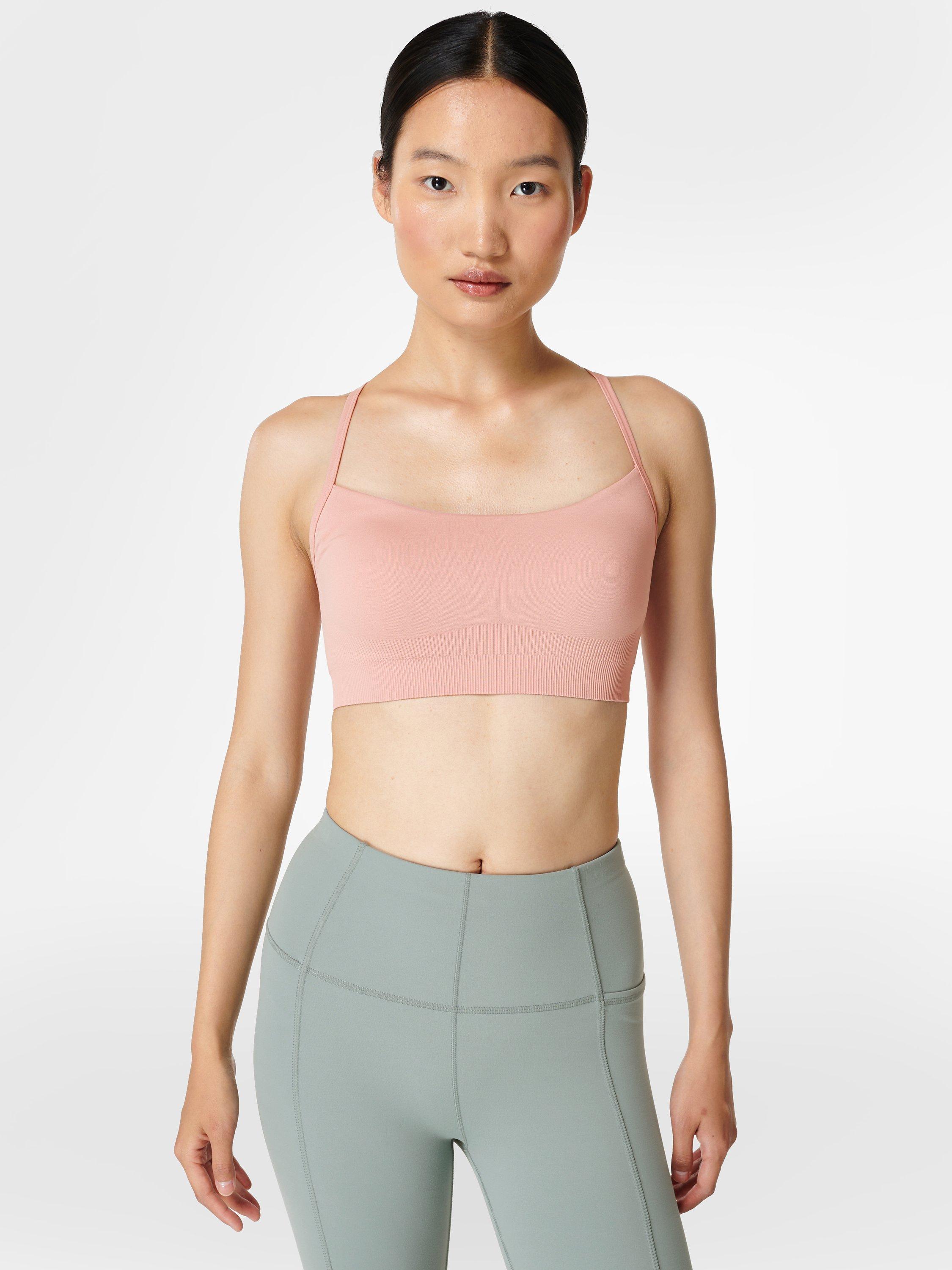 Sweaty Betty Restore Seamless Bralette, Bloom Pink