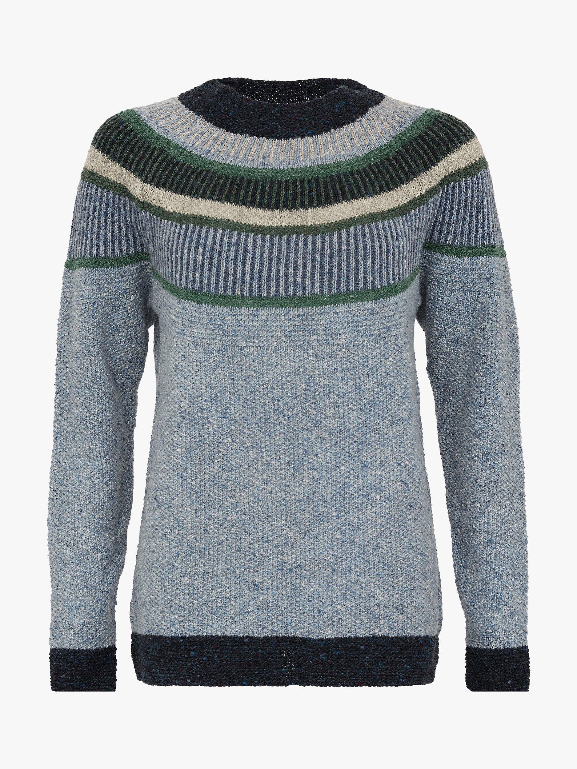Product image 5 of 7, which shows Celtic & Co. Statement Donegal Jumper, Vintage Blue, L